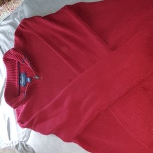 Mens red American eagle large long sleeve caratgin